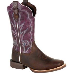 Durango Lady Rebel Pro Women’s Ventilated Plum Western Boots