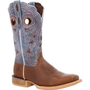 Durango Lady Rebel Pro Golden Brown Periwinkle Western Boots