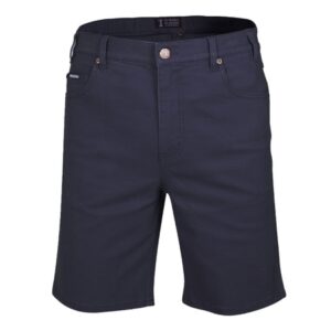 Pilbara Cotton Stretch Mens Jean Shorts Ink Navy 2