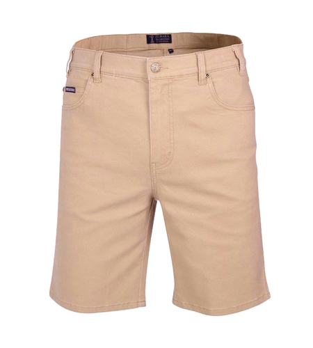 Pilbara Cotton Stretch Men's Jean Shorts Wheat Classic Ocuntry Co