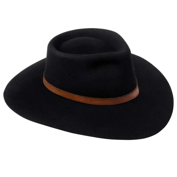 Statesman Big Australian Fur Felt Black Hat