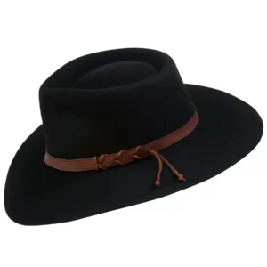 Statesman Big Australian Fur Felt Black Hat