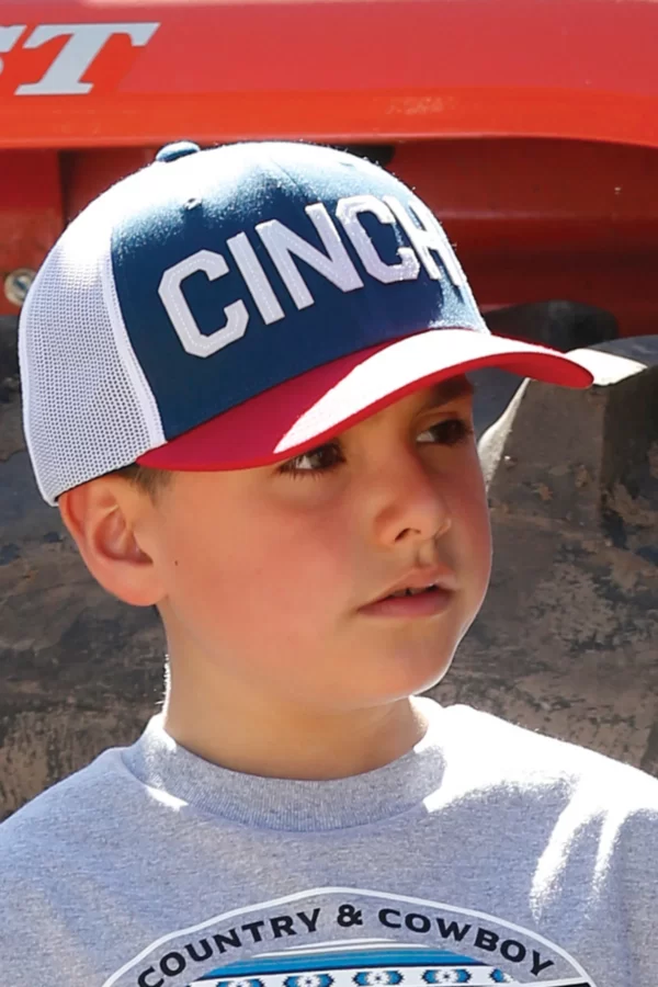 Cinch Kids Logo Flexfit Trucker Cap