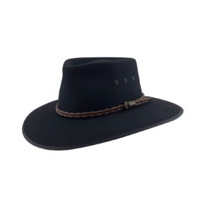 Statesman Countryman Fur Felt Black Hat