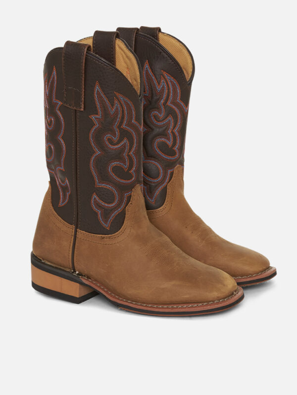 Baxter Square Toe Western Mens Boots