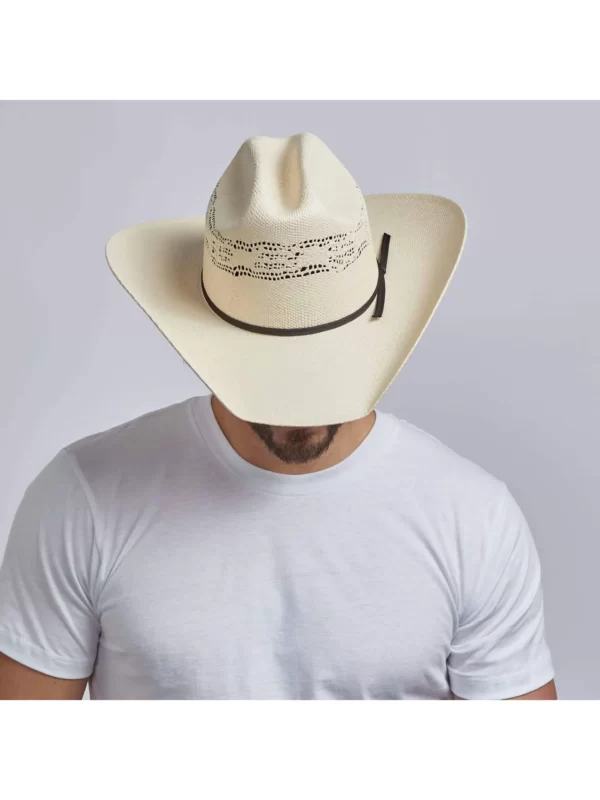 American Hat Makers Bozeman Straw Cowboy Cream Hat