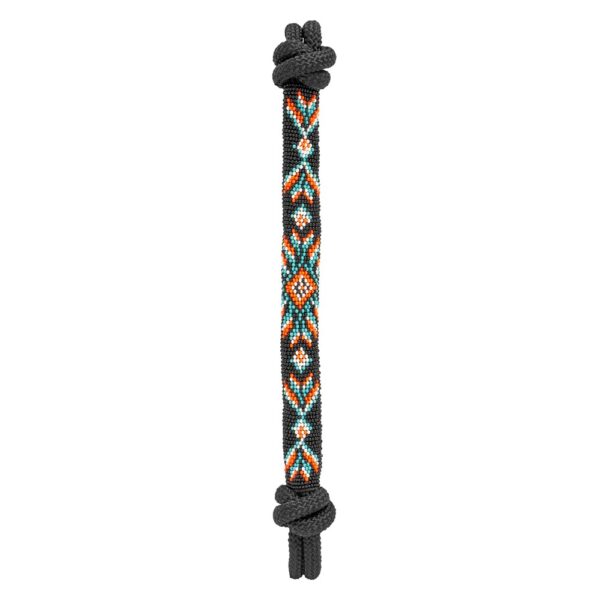 Fort Worth Rope Halter Beaded Nose w/Lead - Image 8