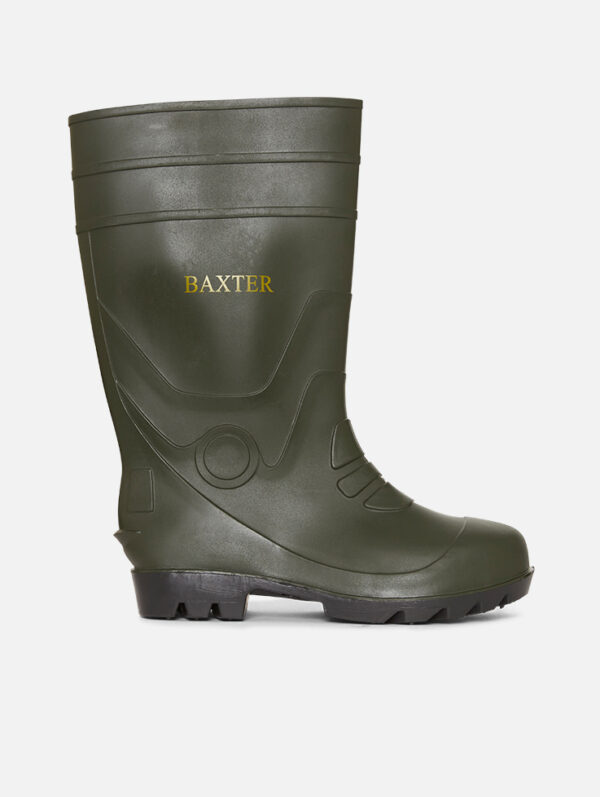 Baxter Industrial Dark Green Gum Boots