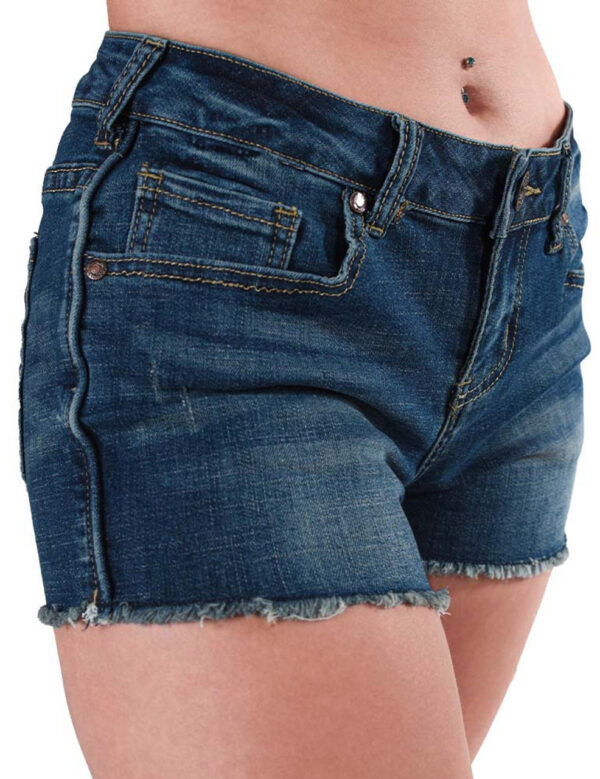 Cowgirl Tuff - Tuff Life Womens Denim Shorts - Image 6