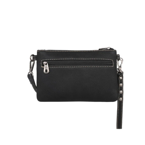 Montana West Concho Collection Black Crossbody Wristlet - Image 2