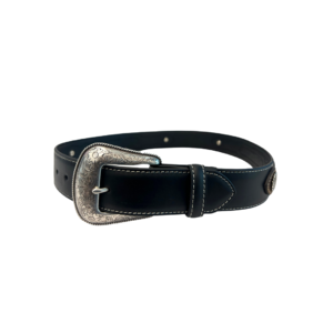 Nocona Mens Top Hand Leather Belt Black