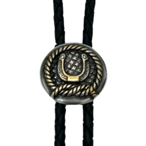 M&F Western Double S Round Horseshoe Bolo