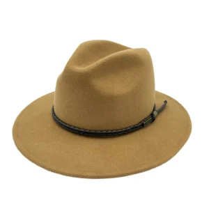 Jacaru Outback Fedora Hat Caramel