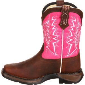 Durango Lil Rebel Let Love Fly Western Boots Brown / Pink