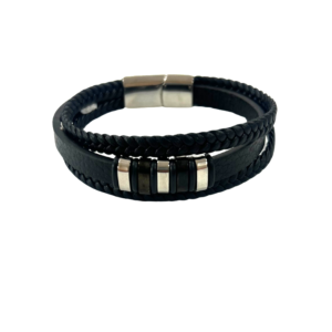 Flinders Genuine Leather Abacus Bracelet