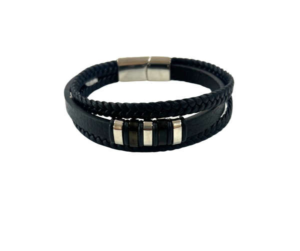 Flinders Genuine Leather Abacus Bracelet