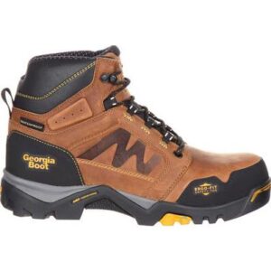 Georgia Boot Amplitude Composite Toe Waterproof Work Boot Trail Crazy Horse