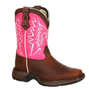 Durango Lil Rebel Let Love Fly Western Boots Brown / Pink