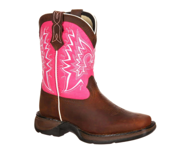 Durango Lil Rebel Let Love Fly Western Boots Brown / Pink