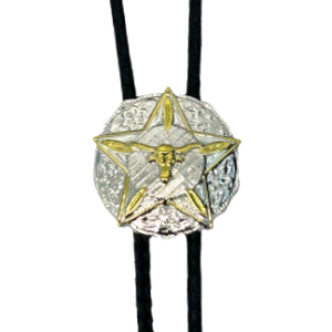 Brigalow Steer Head Star Bolo Tie