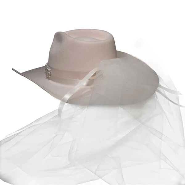 American Hat Makers Juliet Bridal Felt Hat