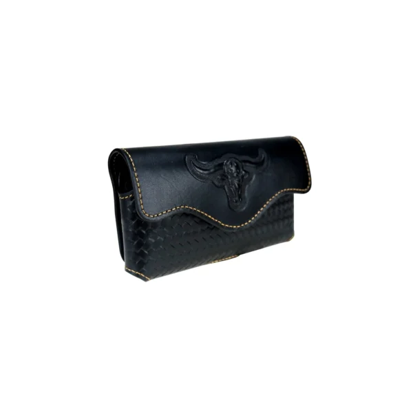 Montana West Genuine Leather Belt Loop Holster Cell Phone Case