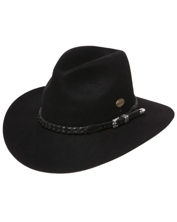 Statesman The Gabba Fur Blend Black Hat