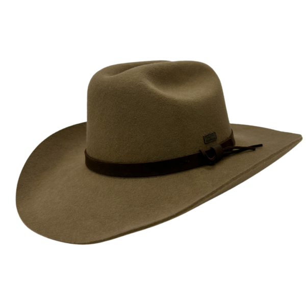 Flinders Cattleman Wool Felt Bran Western Hat