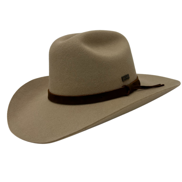 Flinders Cattleman Wool Felt Oat Western Hat