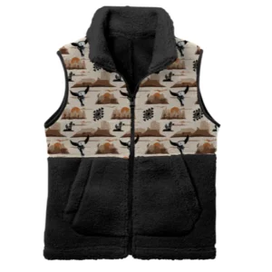 Shea Baby Desert Sky Print Fleece Vest