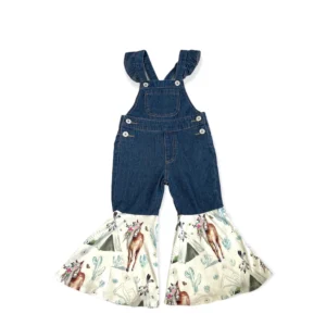 Shea Baby Denim Teepee Overalls