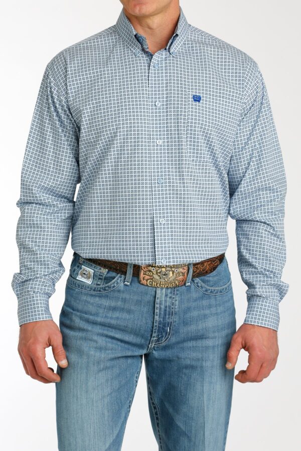 Cinch Men's Geometric Print Button-Down Western Shirt