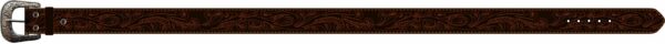 Pilbara Western Dress Buckle Tooled Leather Belt - Image 3